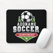 Anpassen von Soccer ADD TEXT Varsity Team Player Mousepad (Mit Mouse)