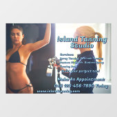 Anpassen von Spritzgießkabinen 3 Fensteraufkleber (Blatt)