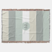 Anpassen von Streifen mit beliebigen Monogrammen Decke (Vorderseite)