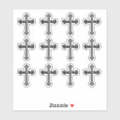 Anpassen von Text - Cross Vinyl Aufkleber (Blatt)