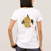 Anpassen von Text, Lilie T-Shirt (Rückseite)