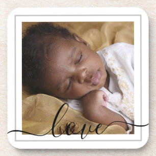 Anpassen von Untersetzer-Liebe aus Kunststoff Getränkeuntersetzer