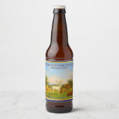 Anpassen von White Stag Zuhause Bierflaschenetikett (Vorderseite)