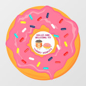 Anpassen von Willkommenscoffee und Donut Shop-Best Fensteraufkleber (Blatt)