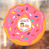 Anpassen von Willkommenscoffee und Donut Shop-Best Fensteraufkleber (Blatt 2)