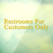 Anpassen von Zimmern nur für Kunden mit Gold Black Fensteraufkleber (Blatt 3)