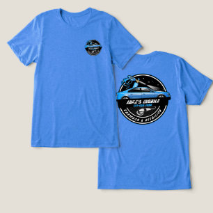 Anpassen Waschanlage für Autos vor Ort in Blau Tri Tri-Blend Shirt