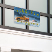 Anpassen Winter Off Road Bergungsdienst Abschleppd Banner (Äußeres Gebäude)