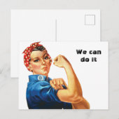 Anpassen Wir können es tun Postkarte (Vorne/Hinten)