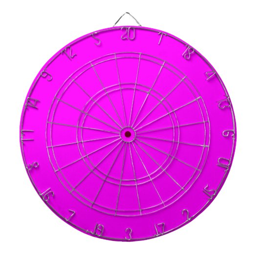 Anpasster Designer für die Farbe von Hot Pink Dartscheibe (vorne)