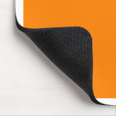 Anpasster Orange Color Designer Mousepad (Ecke)