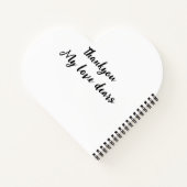 Anpasstes Foto - Starten Sie den neuen Anfang Notizblock (Rückseite)