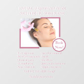 Anpassung der Botox-Gesichtshaut auf die Haut im D Fensteraufkleber (Blatt)