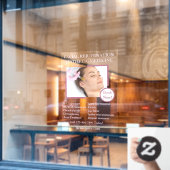 Anpassung der Botox-Gesichtshaut auf die Haut im D Fensteraufkleber (Café-Fenster)