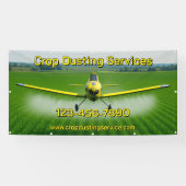 Anpassung der Crop Dusting Services Unternehmensza Banner (Horizontal)