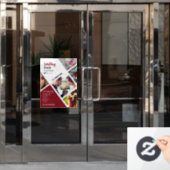 Anpassung der Fensterverkleidung für Hochzeitsplan Fensteraufkleber (Büro Tür)