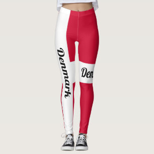 Anpassung der Flagge des Landes Dänemark Leggings