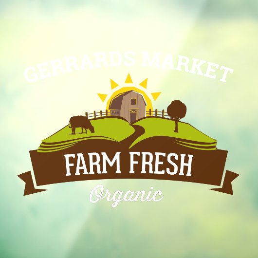 Anpassung der Landwirtschaft an neue Bio Kleinunte Fensteraufkleber (Blatt 3)