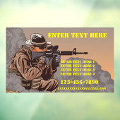 Anpassung der taktischen Schulungsschule für Feuer Fensteraufkleber (Blatt 3)