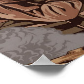 Anpassung der taktischen Schulungsschule für Feuer Poster (Ecke)