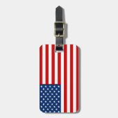 Anpassung der US-Flagge Gepäckanhänger (Vorderseite vertikal)