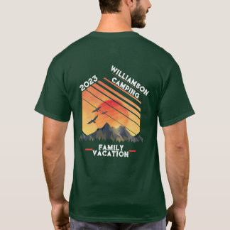 Anpassung des Familienurlaubs mit individueller Ak T-Shirt