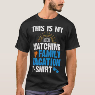 Anpassung des Familienurlaubs T-Shirt