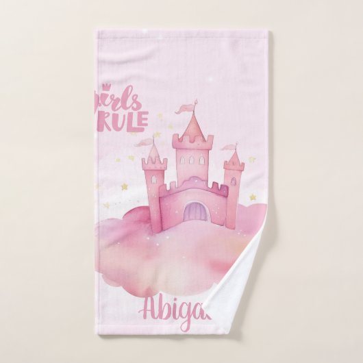 Anpassung des Girls Rule Palace Badhandtuch Set (Handtuch)