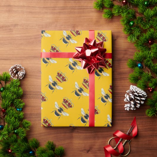 Anpassung des Honigetiketts Geschenkpapier (Feiertagsgeschenk)
