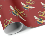 Anpassung des Honigetiketts Geschenkpapier (Rolleneckpunkt)