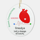 Anpassung des Namens Änderung der Herztransplantat Keramik Ornament (Links)