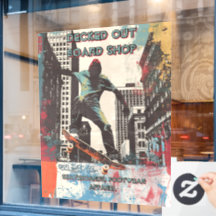 Anpassung Grafik Kunst Skateboard Shop Vorderseite