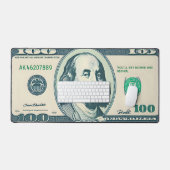 Anpassung und Art $100 Long Mouse Mat Schreibtischunterlage (Tastatur & Maus)