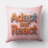 Anpassung und Reaktion im Freien Kissen (Rückseite)