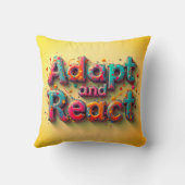 Anpassung und Reaktion Kissen (Rückseite)