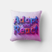 Anpassung und Reaktion Kissen (Vorderseite)