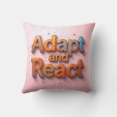 Anpassung und Reaktion Kissen (Rückseite)