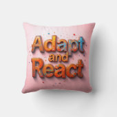 Anpassung und Reaktion Kissen (Rückseite)