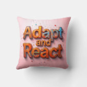 Anpassung und Reaktion Kissen (Rückseite)