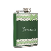 Anpassungsfähiger, grüner Spitzenbandkolben Flachmann (Rechts)