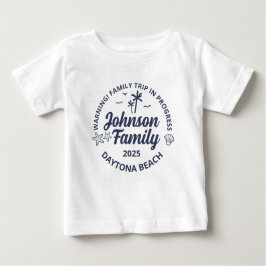 Anpassungsgruppe für Familienurlaub Baby T-shirt
