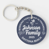 Anpassungsgruppe für Familienurlaub Schlüsselanhänger (Vorderseite)
