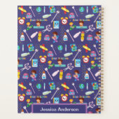 Anpassungsname Funny School Liefermuster Planer (Rückseite)