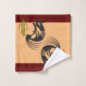 Anpflanzung der Samen Springtime Kokopelli Badhandtuch Set (Waschlappen)