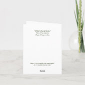 Anpflanzung eines Gartens von Chips 'n Candy Card Karte (Rückseite)