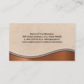 Anpflanzung eines Samenlogos | Gardener Visitenkarte (Rückseite)