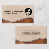 Anpflanzung eines Samenlogos | Gardener Visitenkarte (Vorne/Hinten)