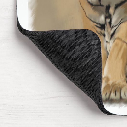 anpirschendes Tigress mousepad (Ecke)