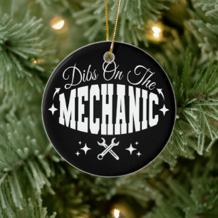 Anrecht auf das Auto des Mechanikers - Unterhaltun Keramik Ornament