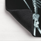 ANREDENDES RÖNTGENSTRAHL-SKELETON HAAR - VORLAGE MOUSEPAD (Ecke)